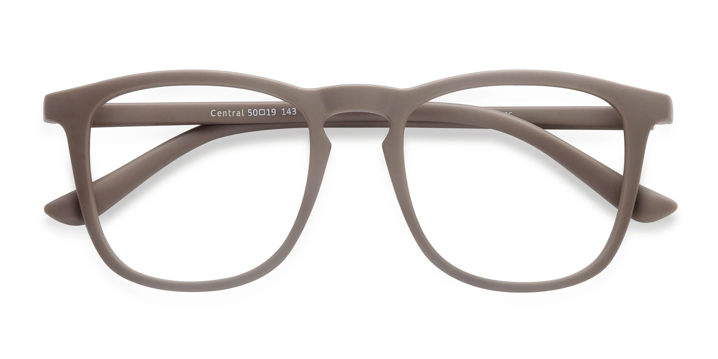  Light Brown  Central -  Plastique Lunettes de vue