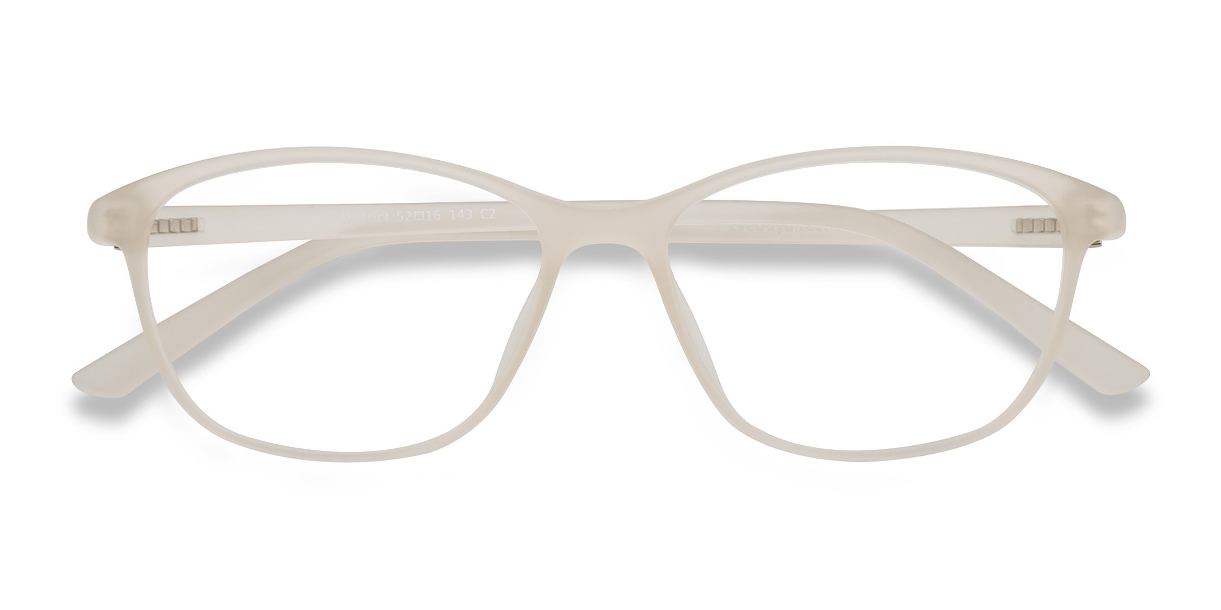 Matte Beige District -  Plastique Lunettes de vue