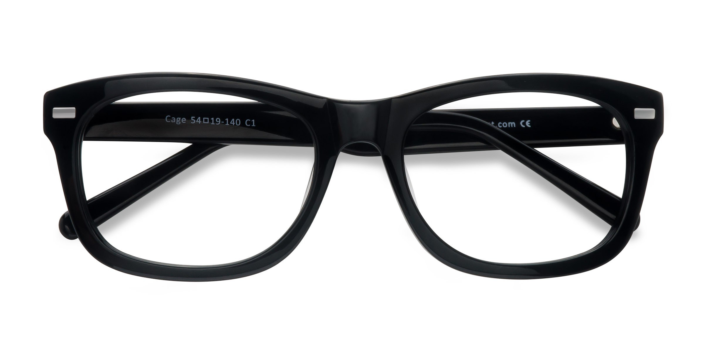  Black  Cage -  Acetate Eyeglasses