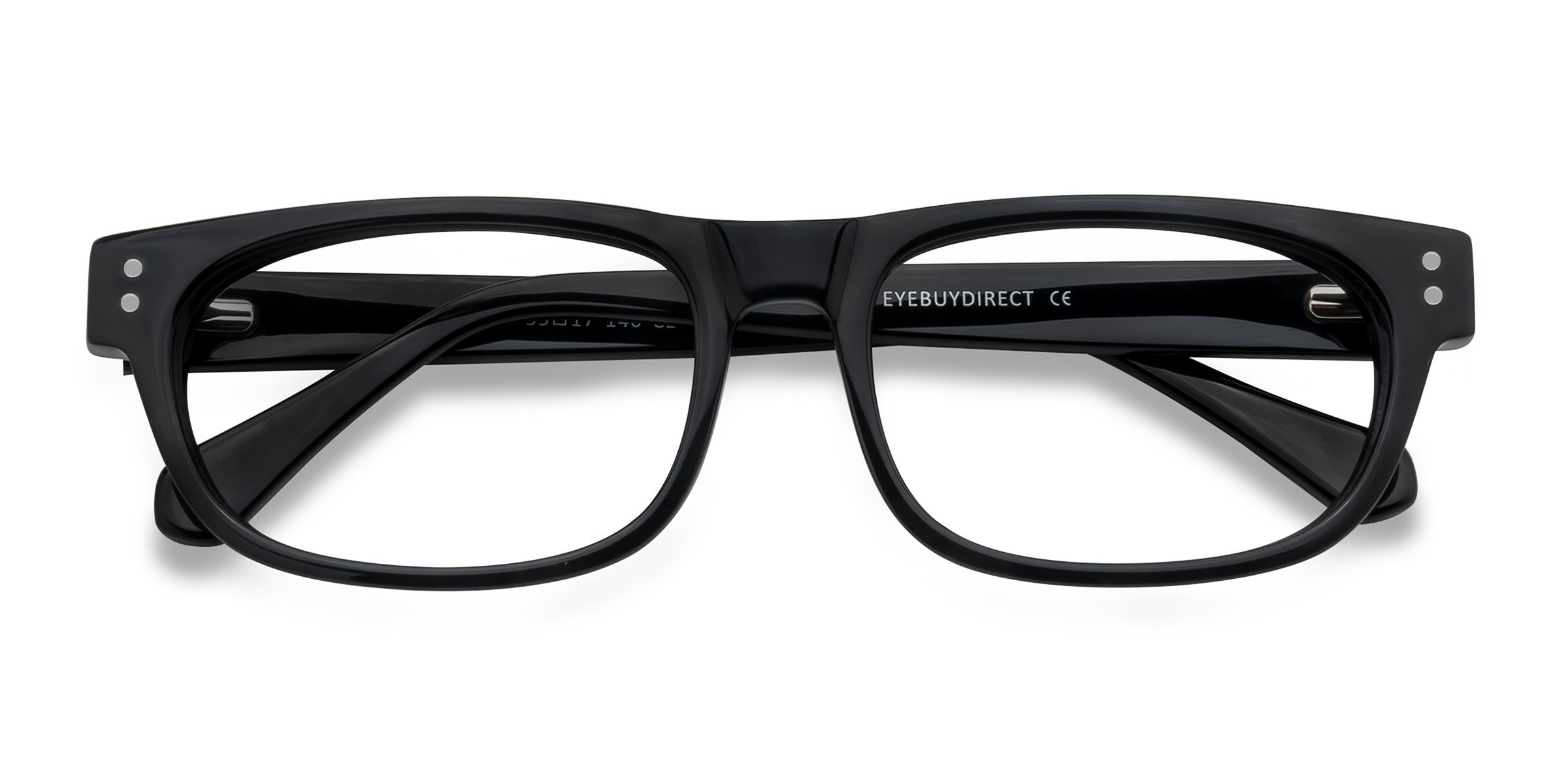 Black Oslo -  Acetate Eyeglasses