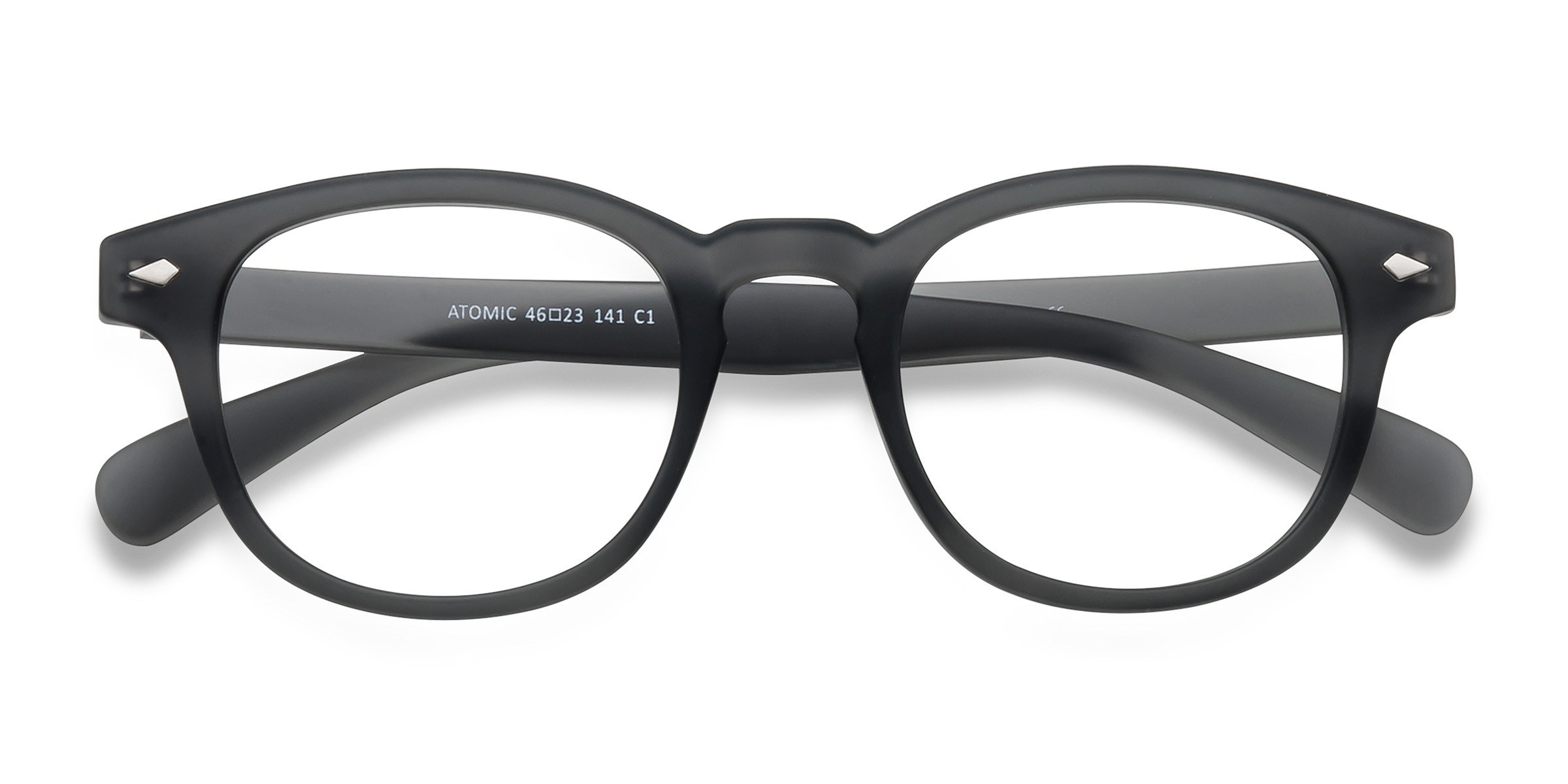 Matte Gray Atomic -  Plastique Lunettes de vue