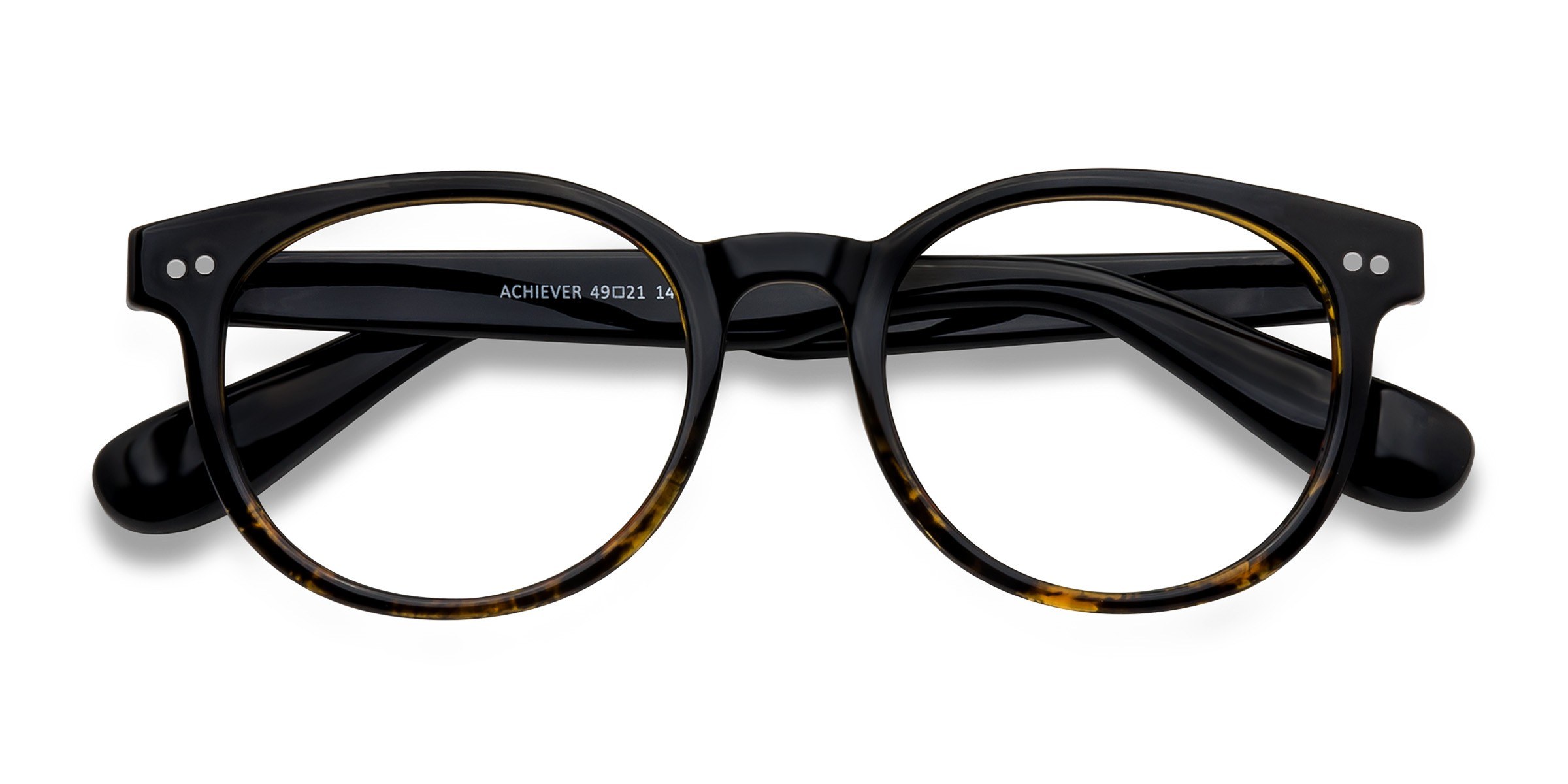 Brown Floral Achiever -  Plastique Lunettes de vue