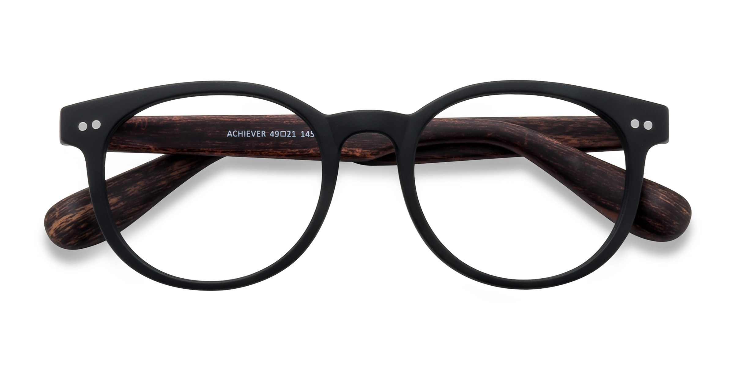 Matte Black Achiever -  Plastique Lunettes de vue
