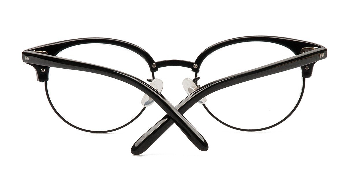 Black Annabel -  Acetate-metal Eyeglasses
