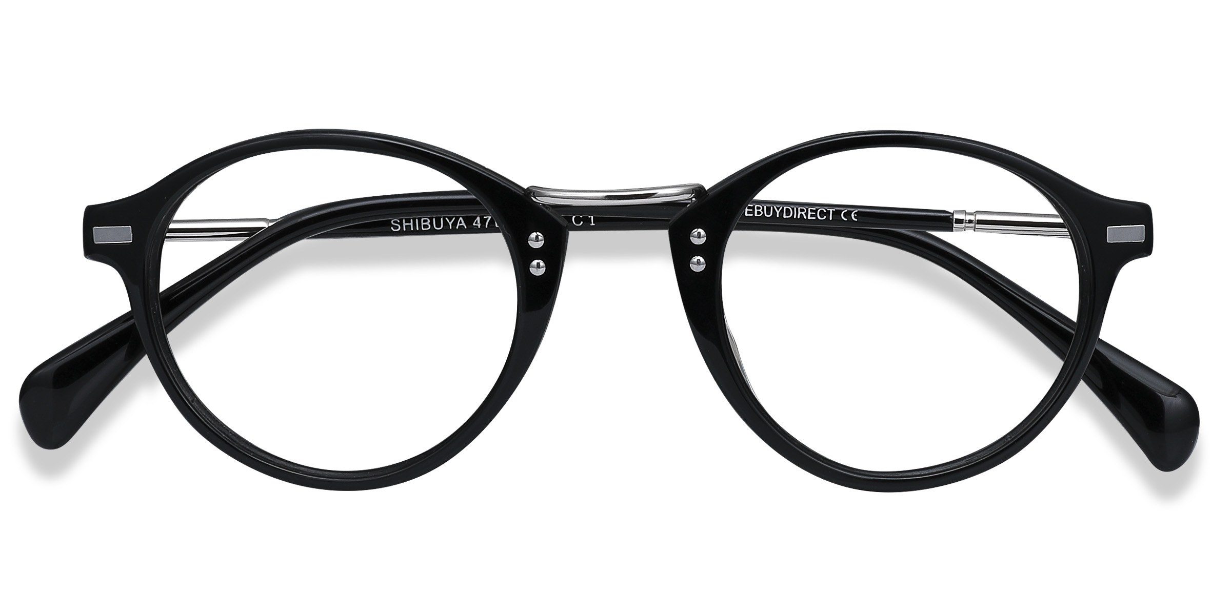 Noir Shibuya - Métal Lunettes de vue