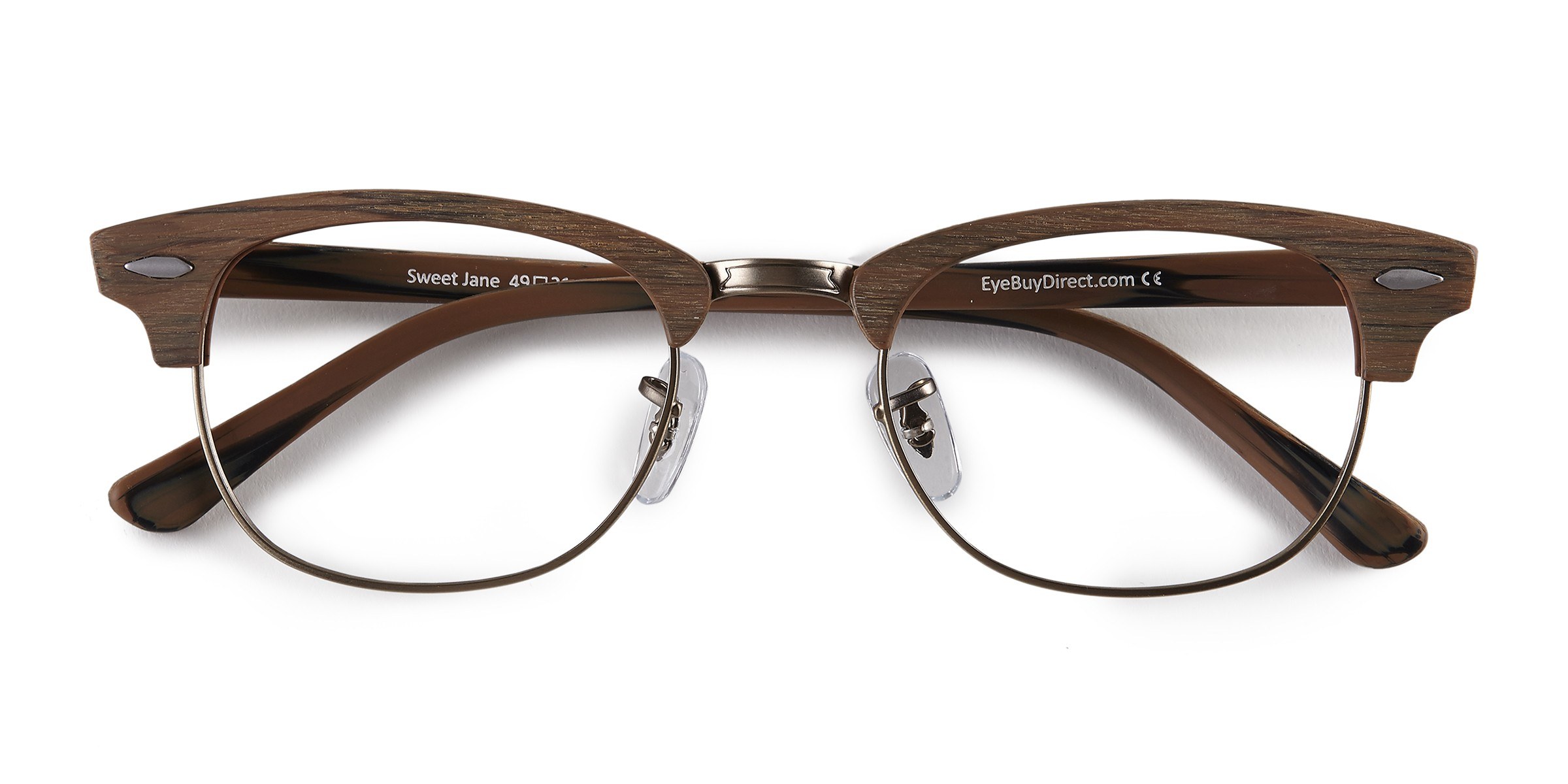 Brun Sweet Jane - Wood-texture Lunettes de vue