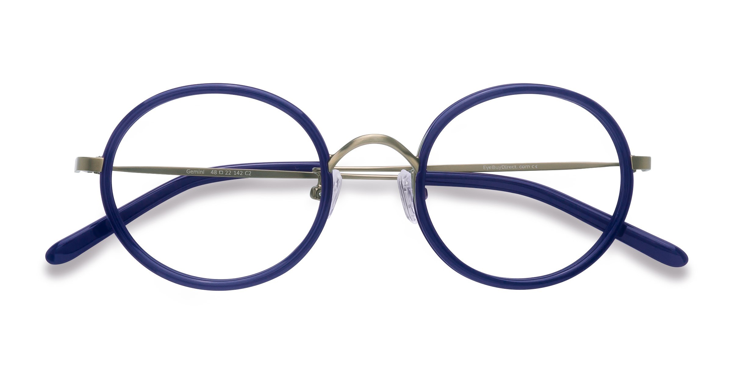 Bleu marine  Gemini -  Métal Lunettes de vue
