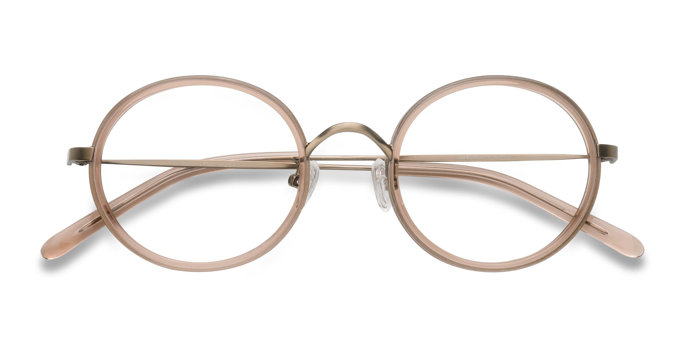 Light Brown Gemini -  Métal Lunettes de vue