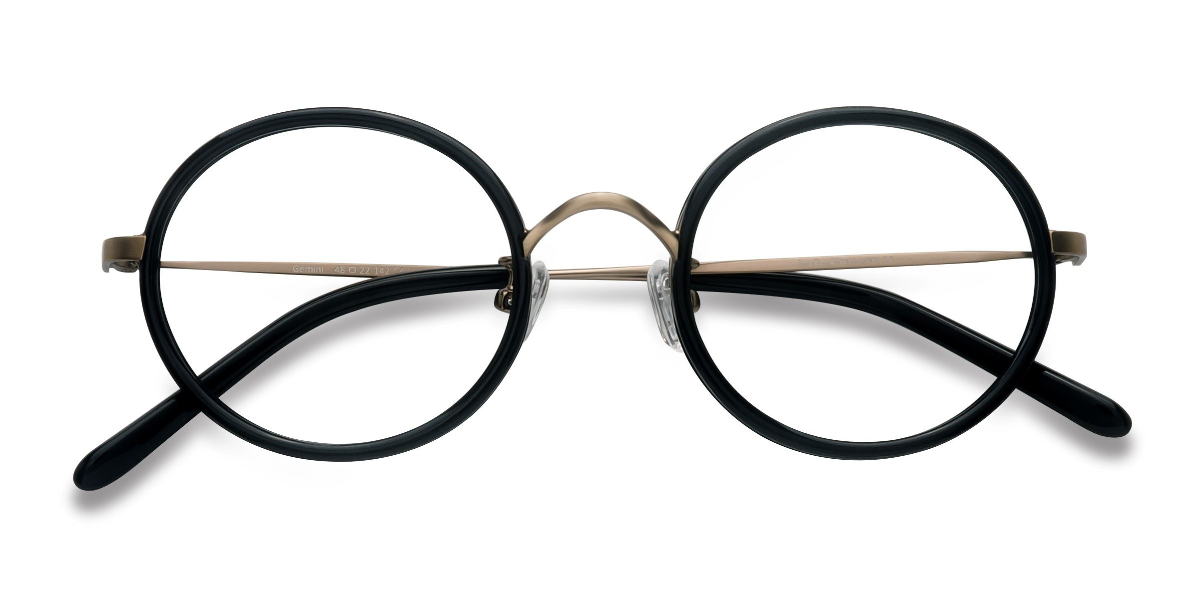 Black Gemini -  Acetate Eyeglasses
