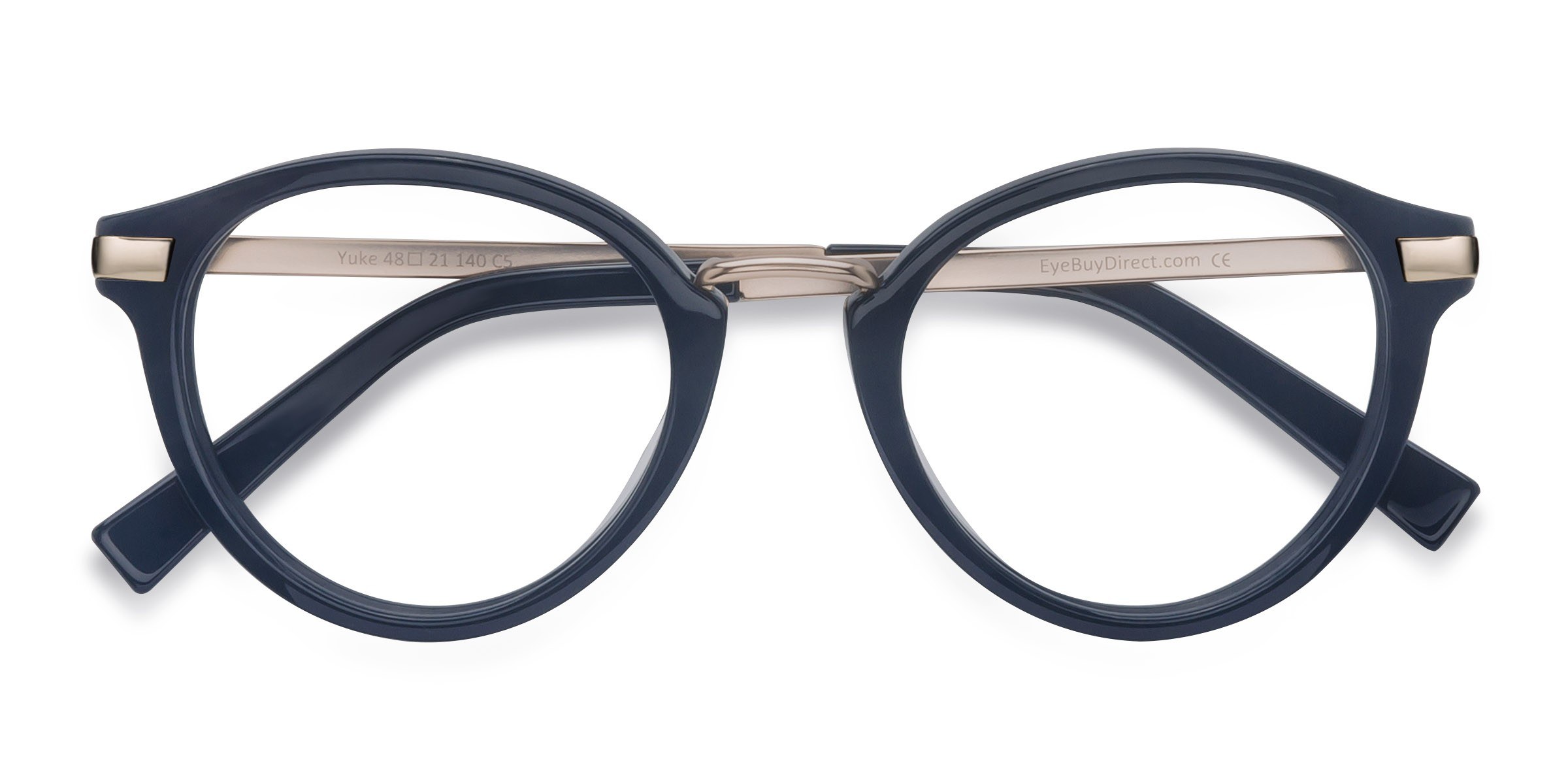 Dark Cerulean Yuke -  Acetate Eyeglasses