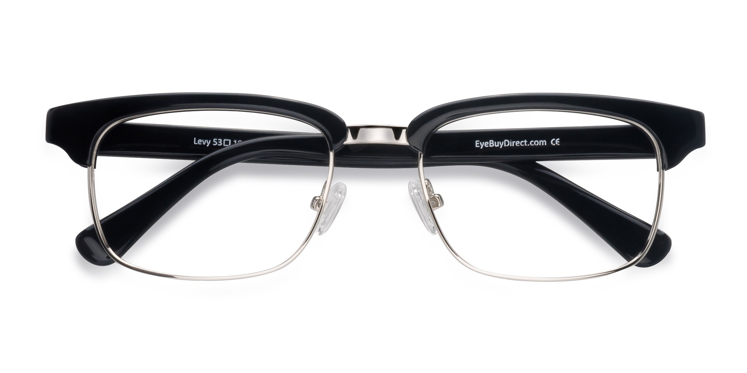 Noir Levy -  Métal Lunettes de vue