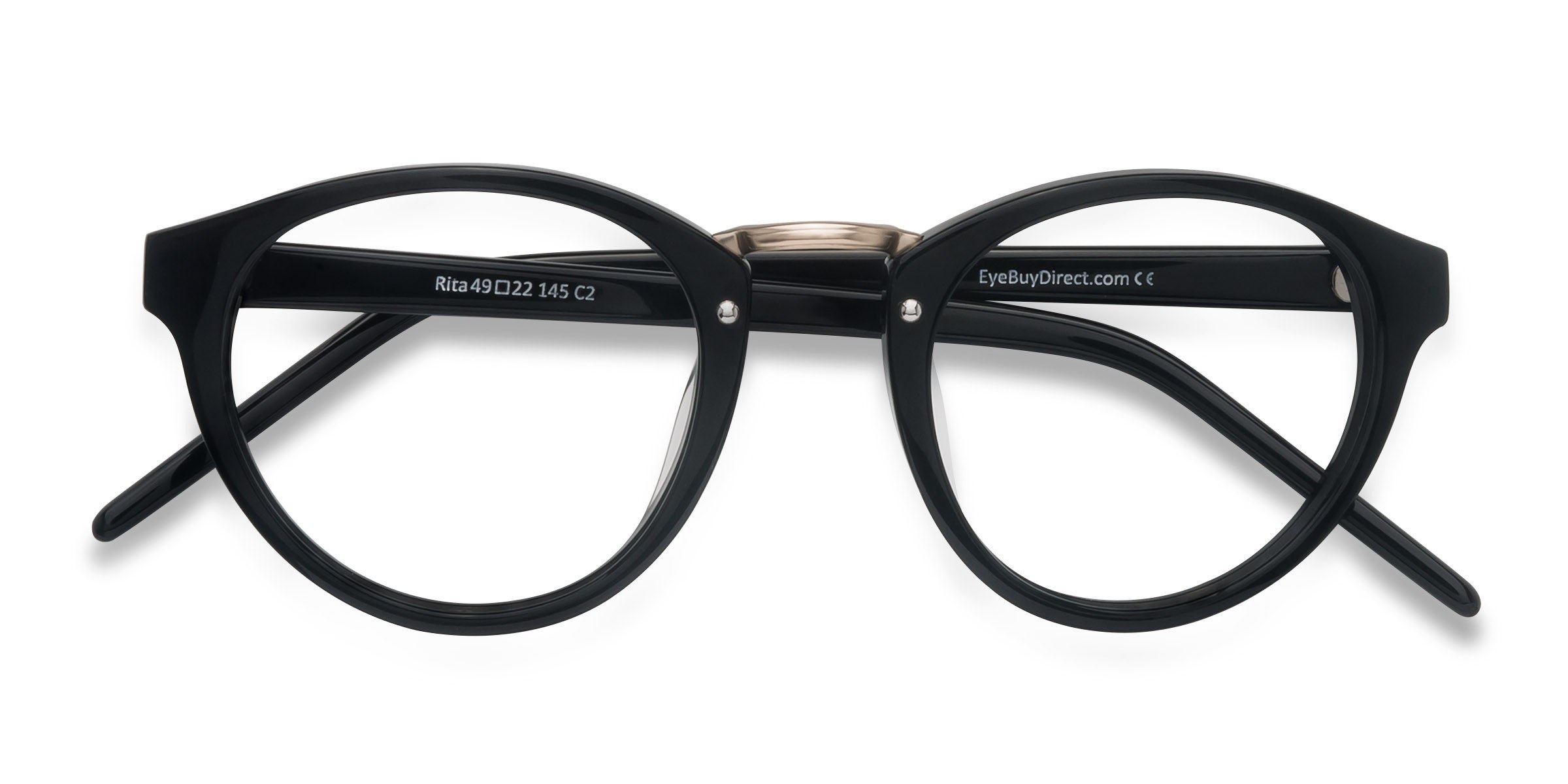 Black Rita -  Metal Eyeglasses