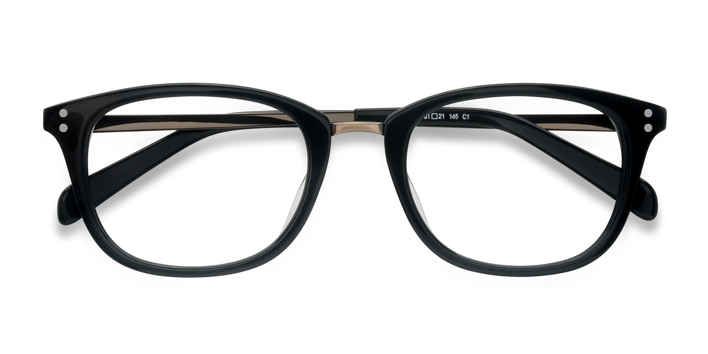 Black Synopsis -  Acetate-metal Eyeglasses