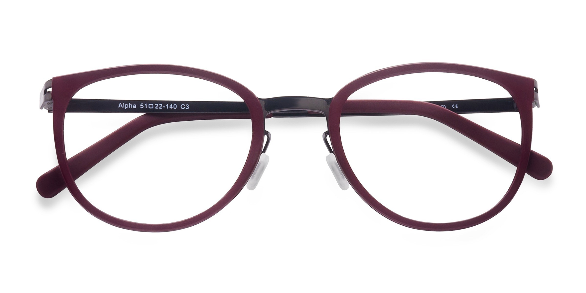 Burgundy Alpha -  Acetate Eyeglasses
