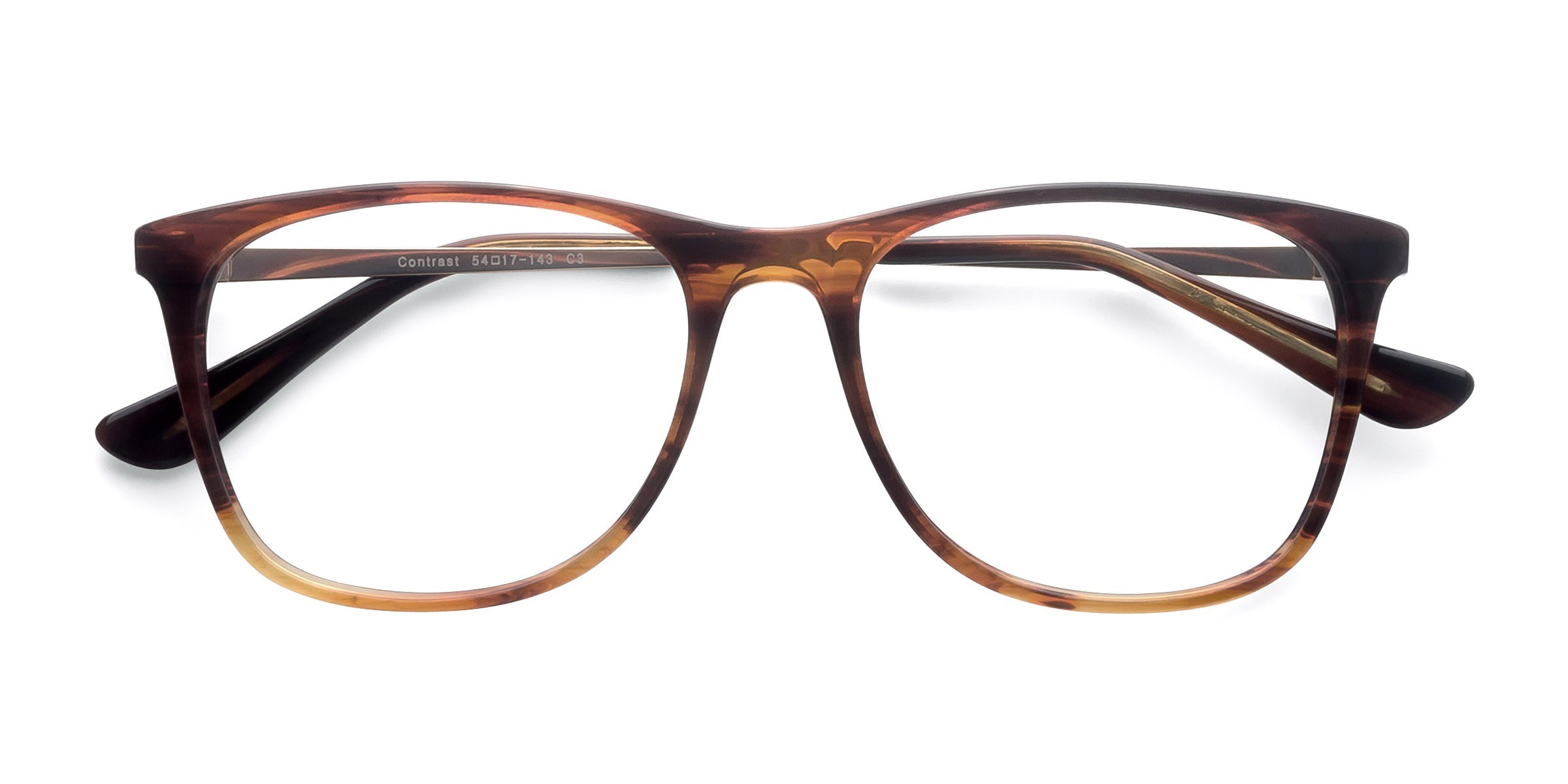 Brown Contrast -  Acetate Eyeglasses