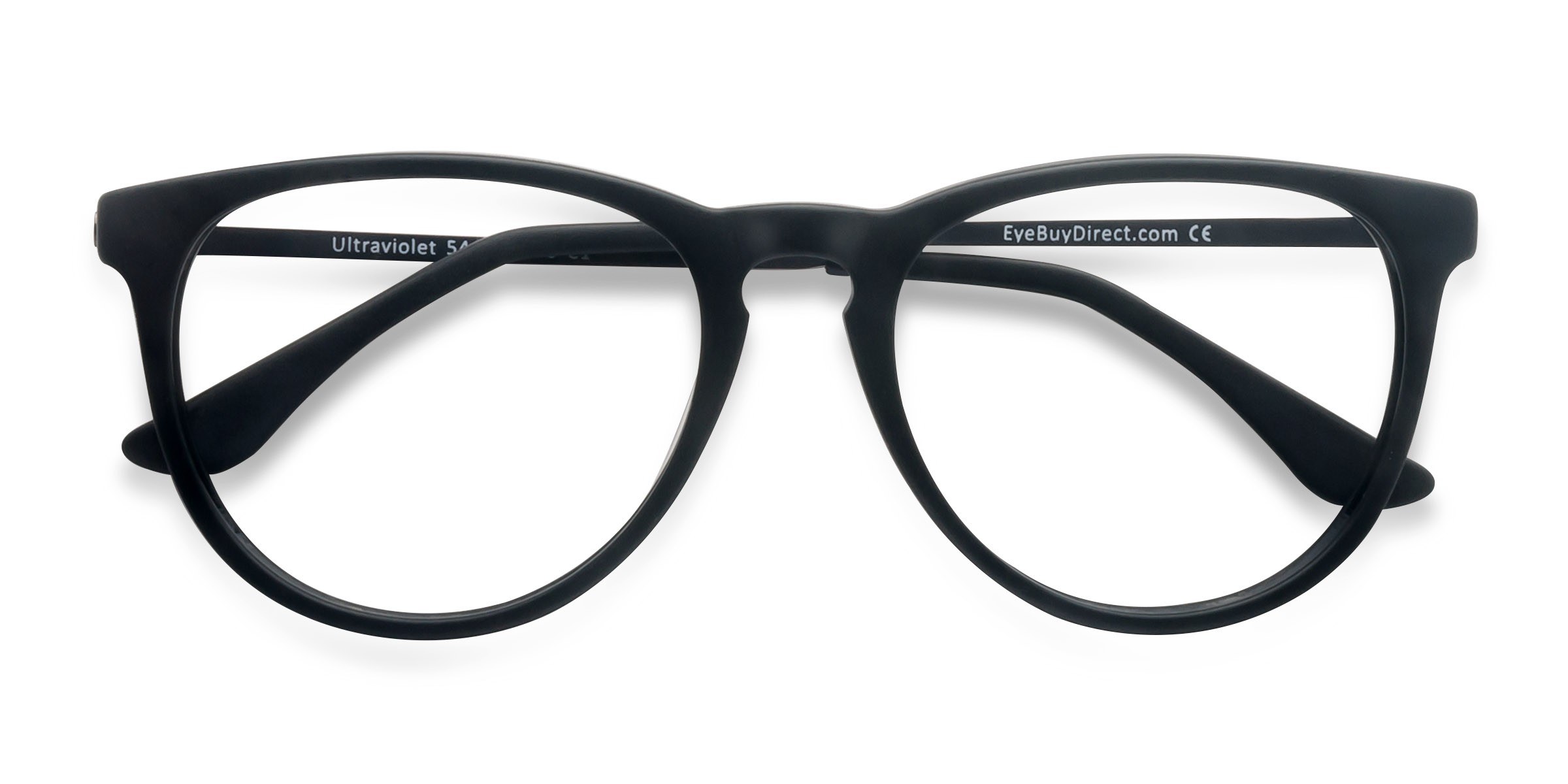 Matte Black Ultraviolet -  Acetate-metal Eyeglasses