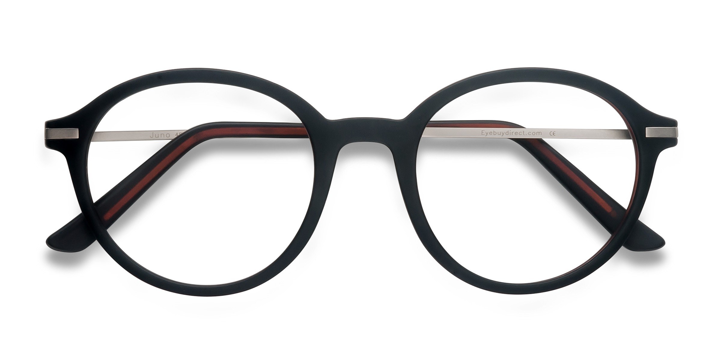 Matte Brown Juno - Plastique Lunettes de vue