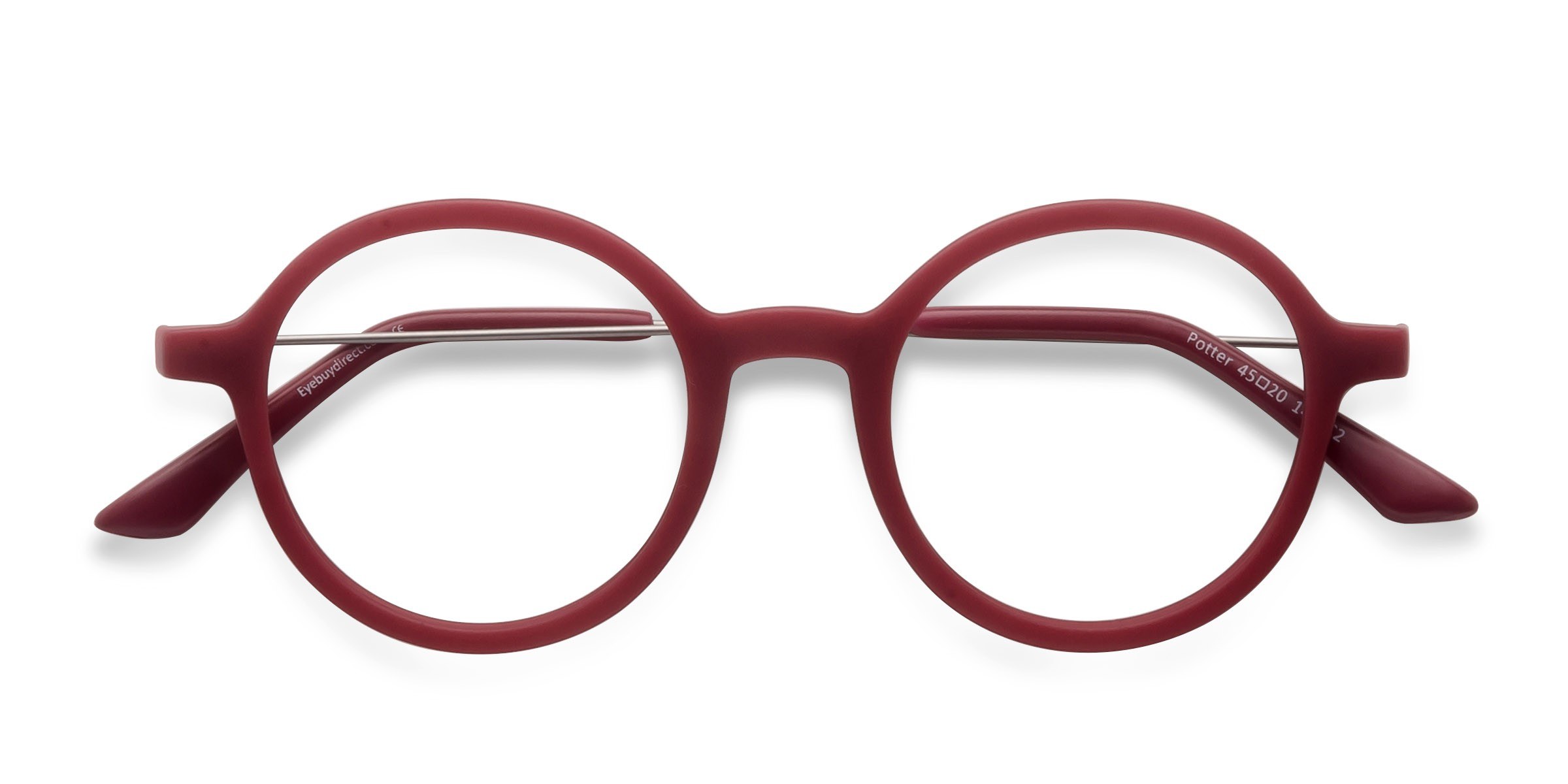 Matte Burgundy Potter -  Plastique Lunettes de vue