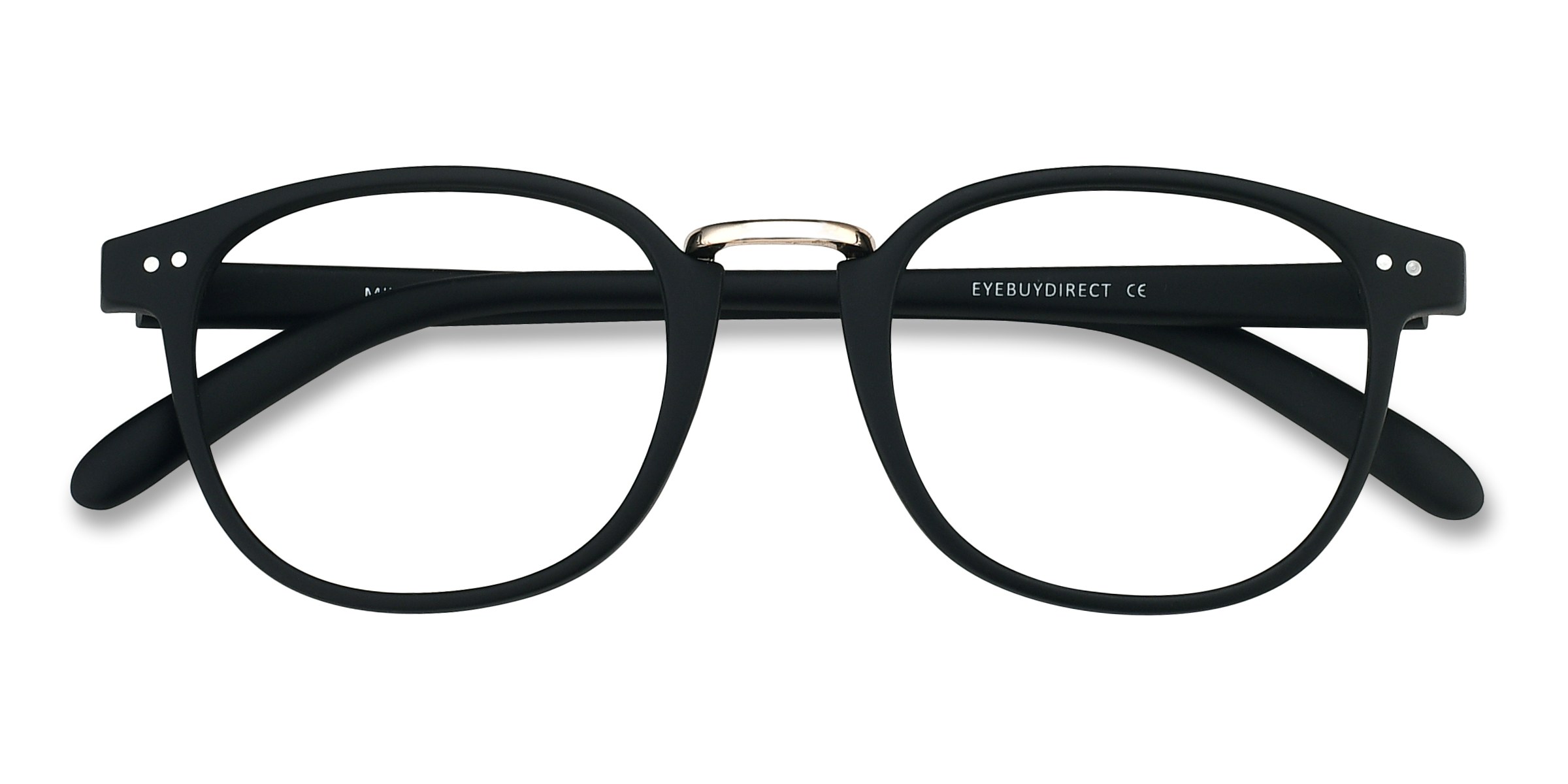 Matte Black Miyoshi -  Metal Eyeglasses