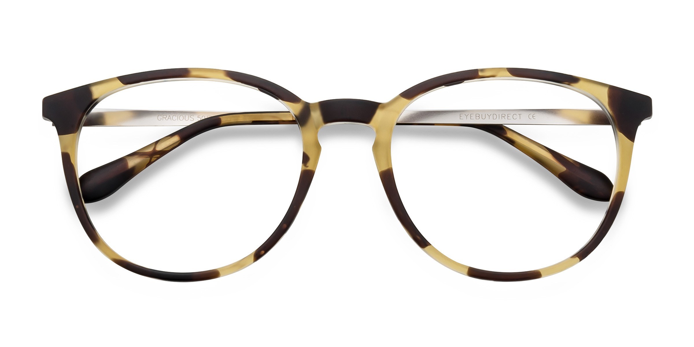 Light Tortoise Gracious -  Metal Eyeglasses
