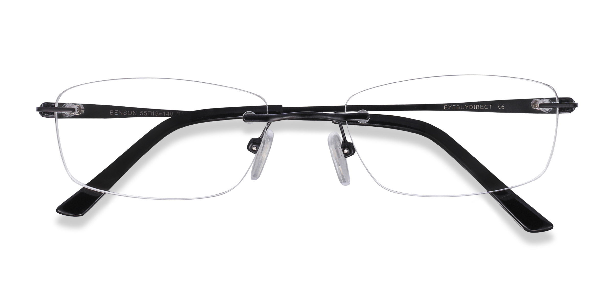 Black Benson -  Metal Eyeglasses