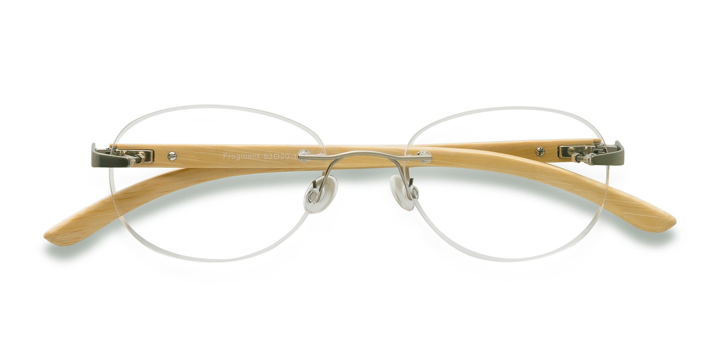 Silver Yellow Fragment -  Metal Eyeglasses