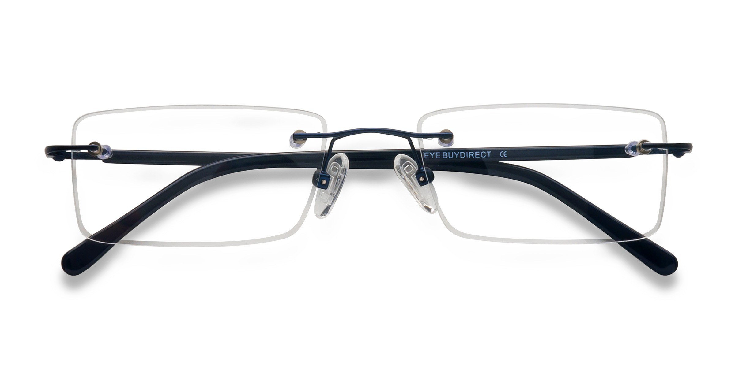 Navy Glacon -  Metal Eyeglasses