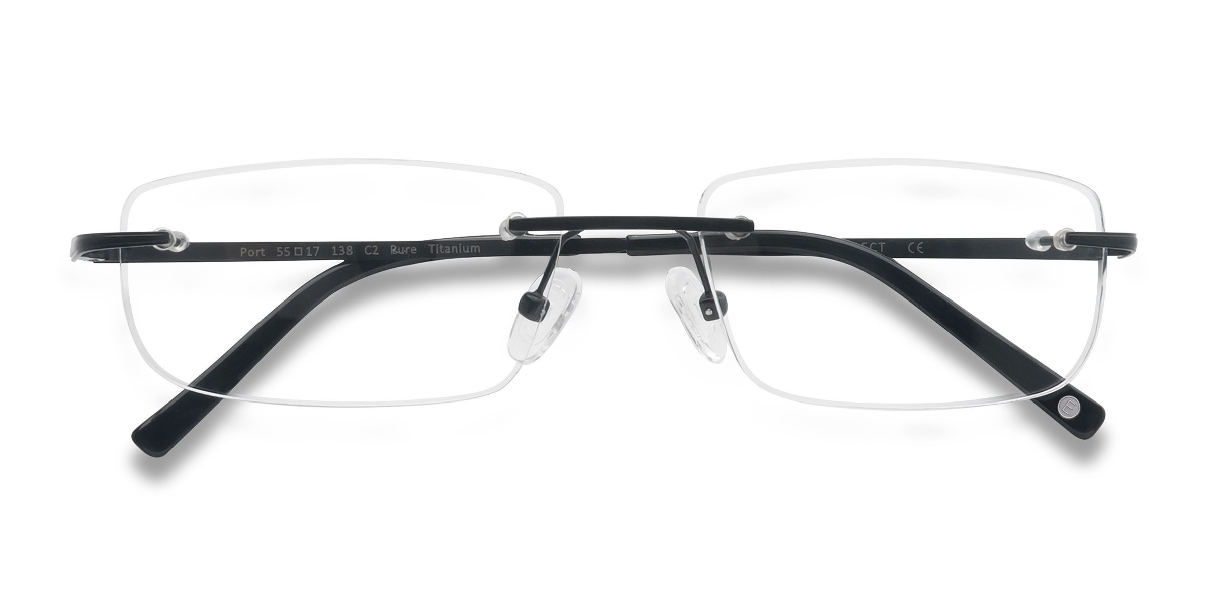 Black Port -  Titanium Eyeglasses