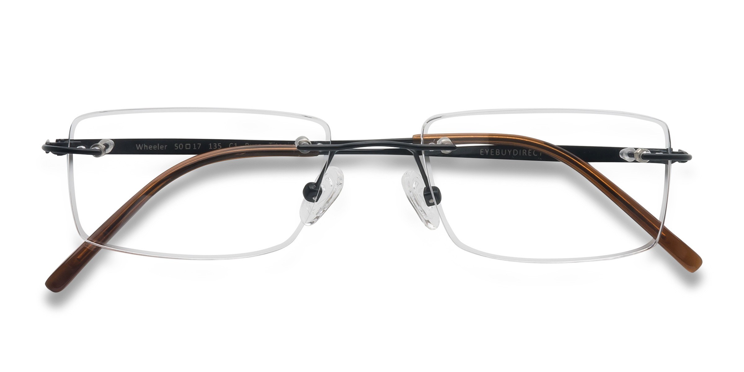 Black Wheeler -  Titanium Eyeglasses
