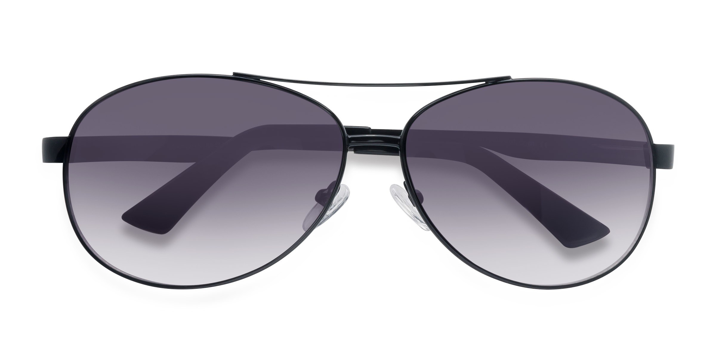 Black Santorini - Metal Sunglasses