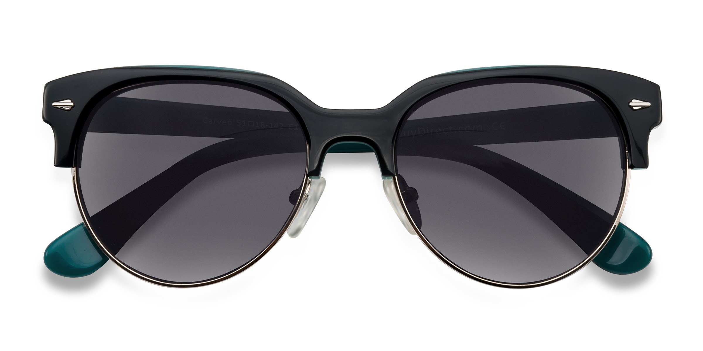 Noir Carven -  Plastique Lunettes de soleil