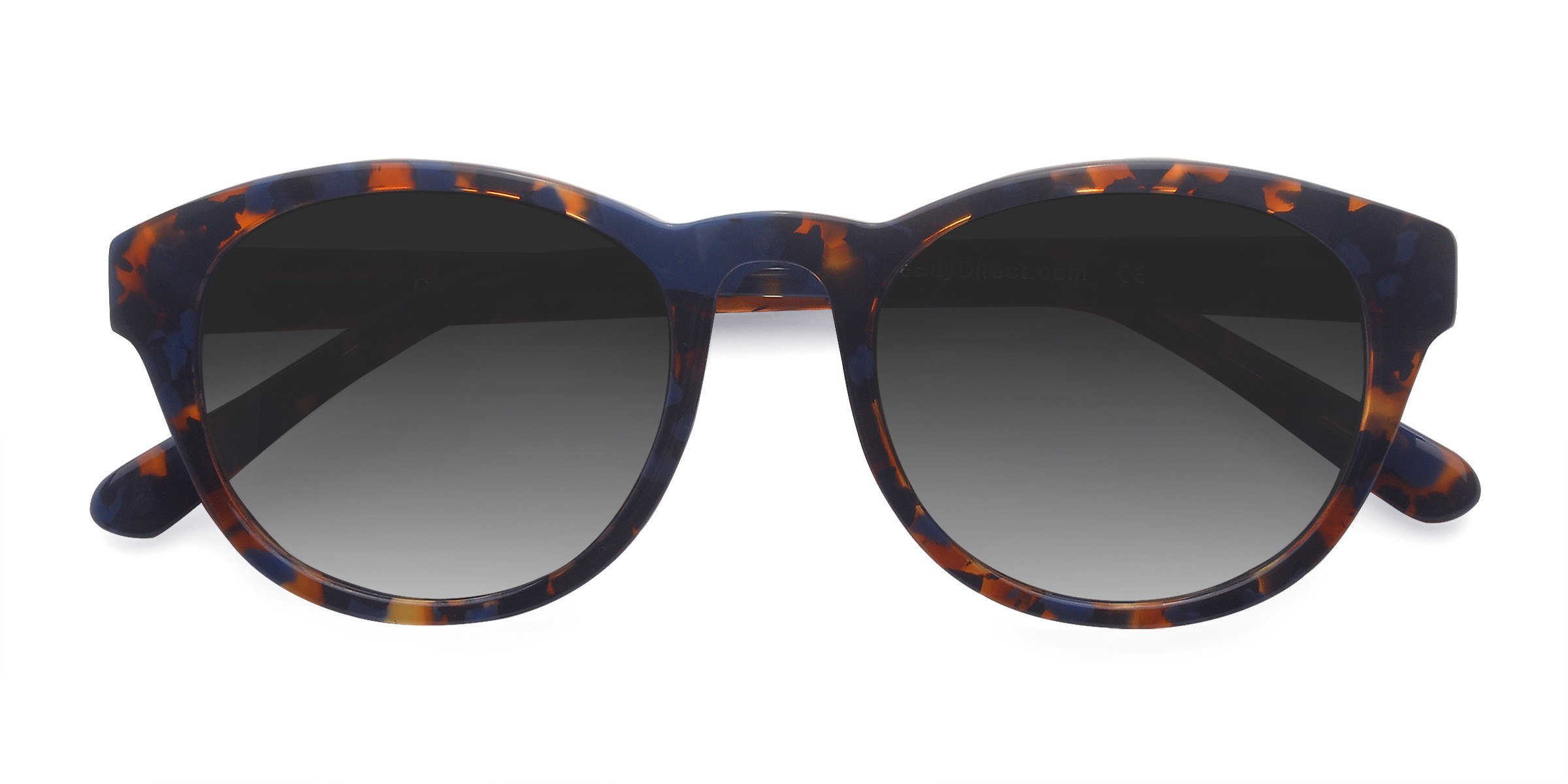 Blue Floral Coppola -  Acetate Sunglasses