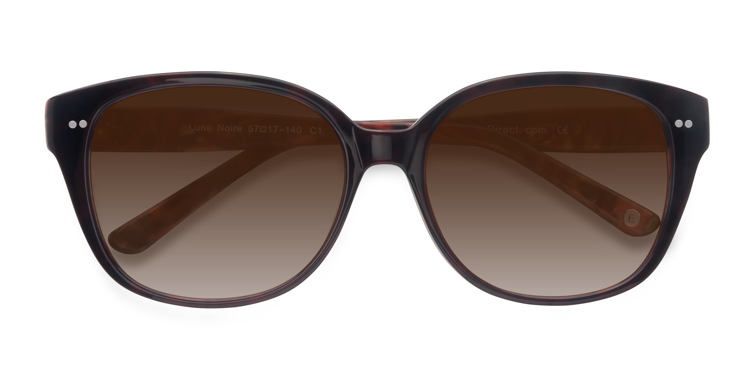  Dark Red  Lune Noire -  Acetate Sunglasses