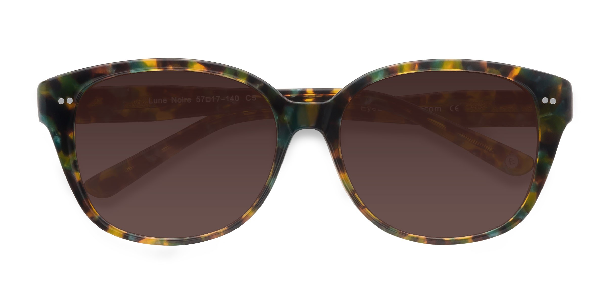  Brown Floral  Lune Noire -  Acetate Sunglasses