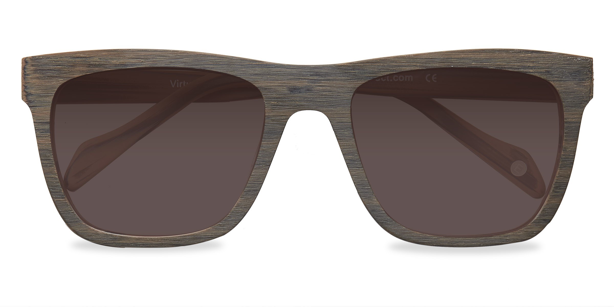 Brun Virtual - Acétate Lunettes de soleil