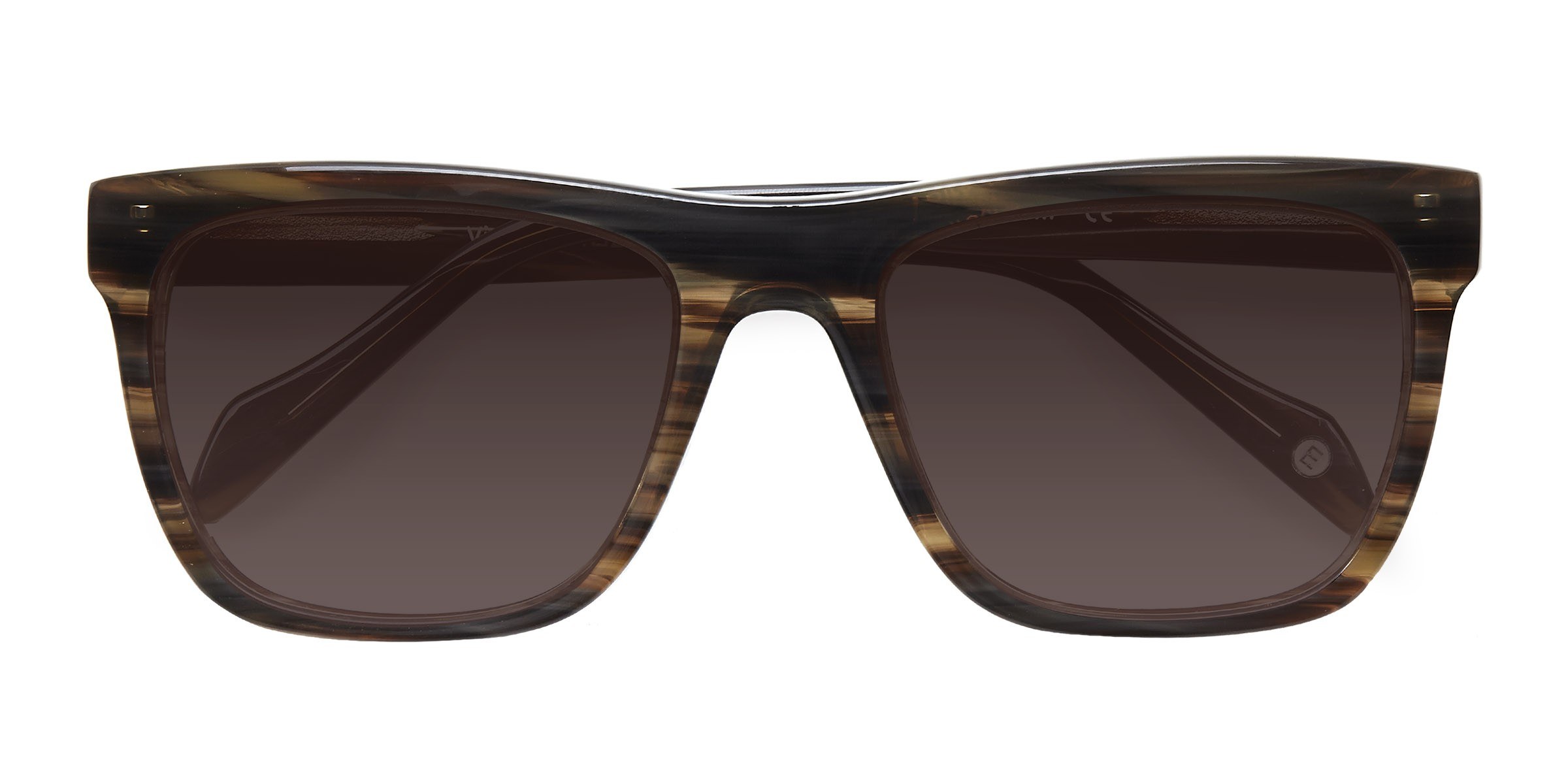 Brown Strip Virtual - Acétate Lunettes de soleil