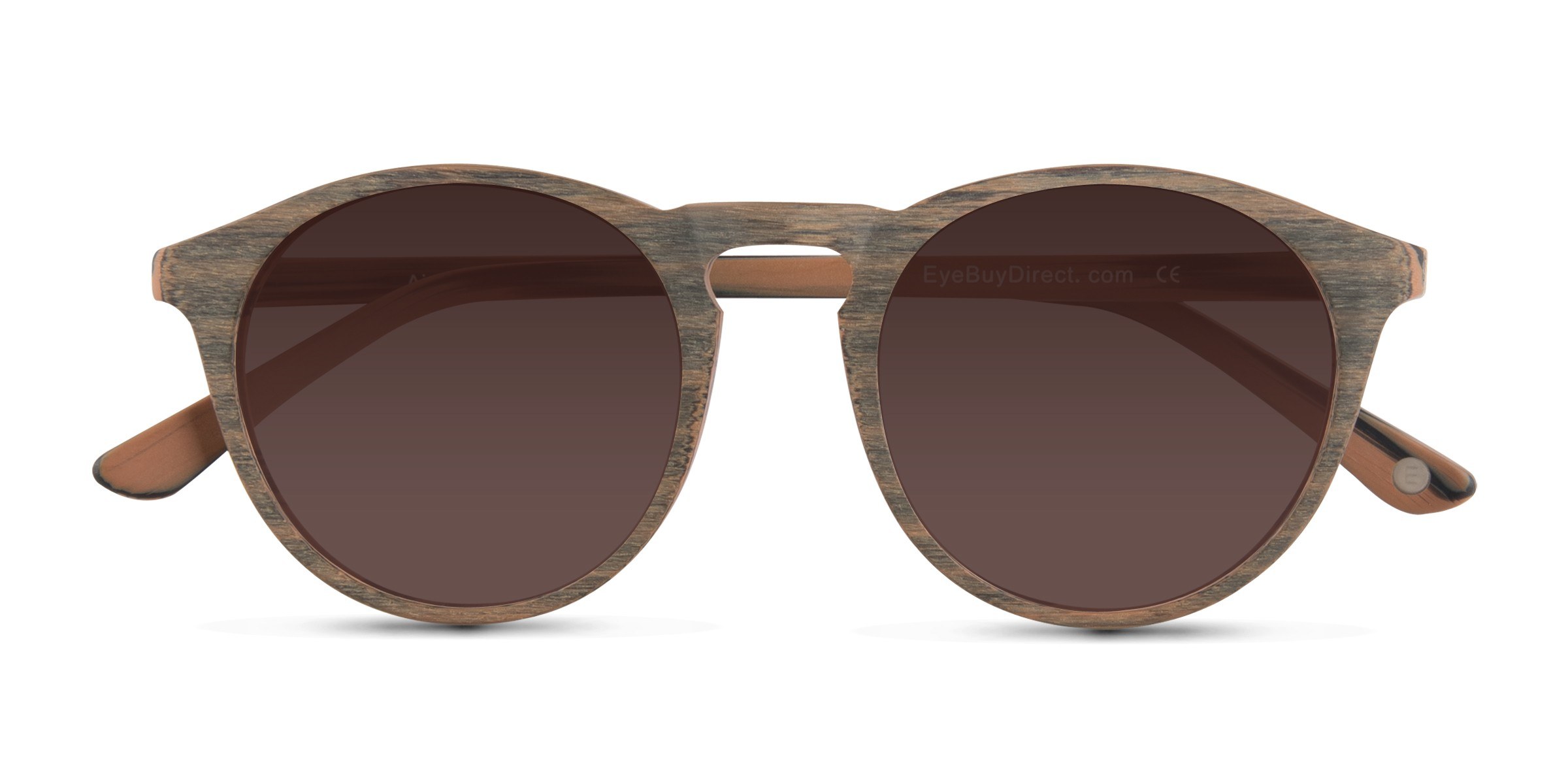 Dark Walnut Air - Wood-texture Lunettes de soleil