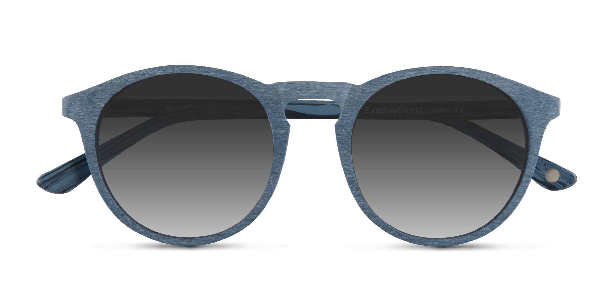Bleu Air -  Wood-texture Lunettes de soleil