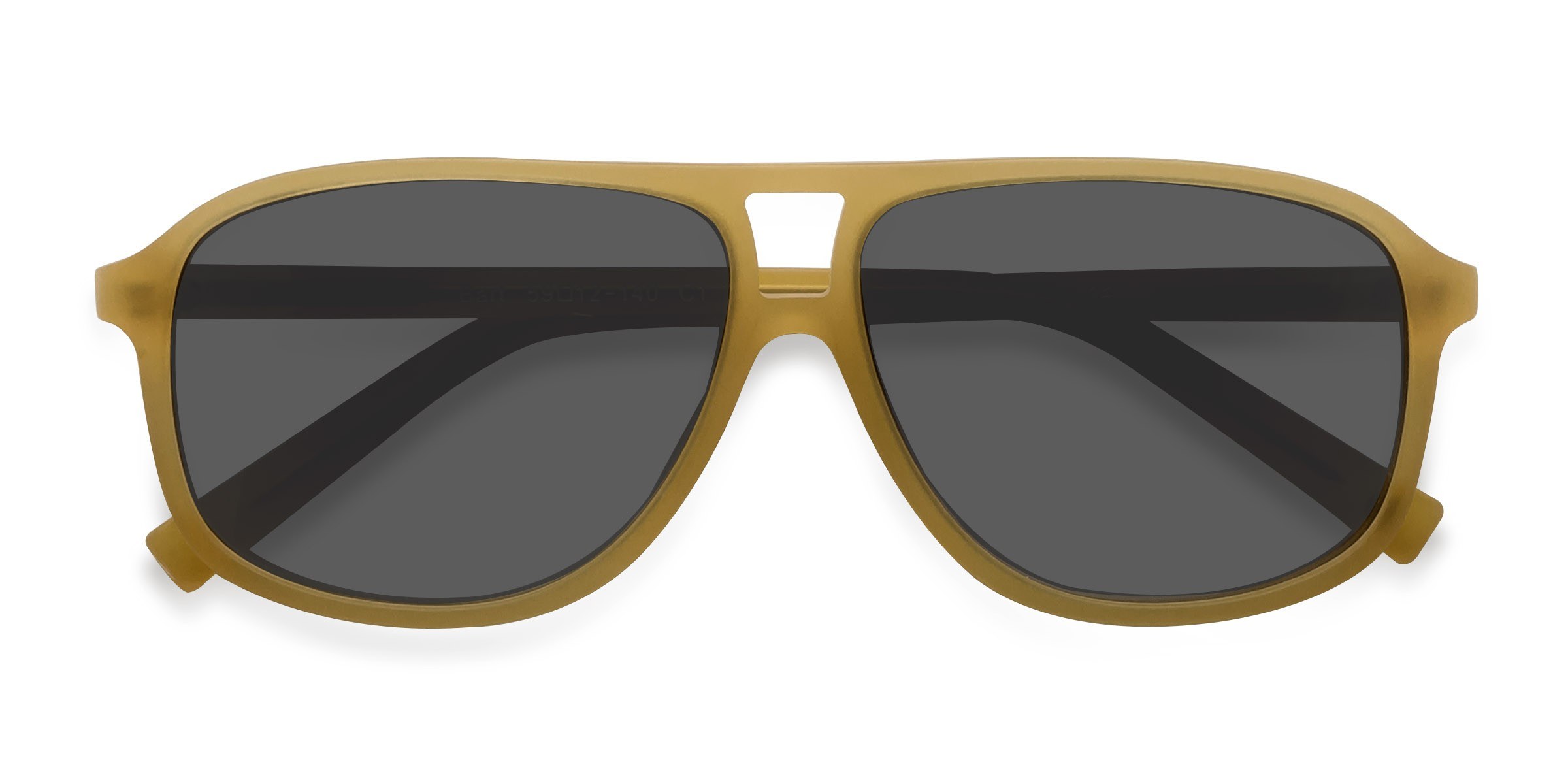 Matte Yellow Bart -  Acétate Lunettes de soleil