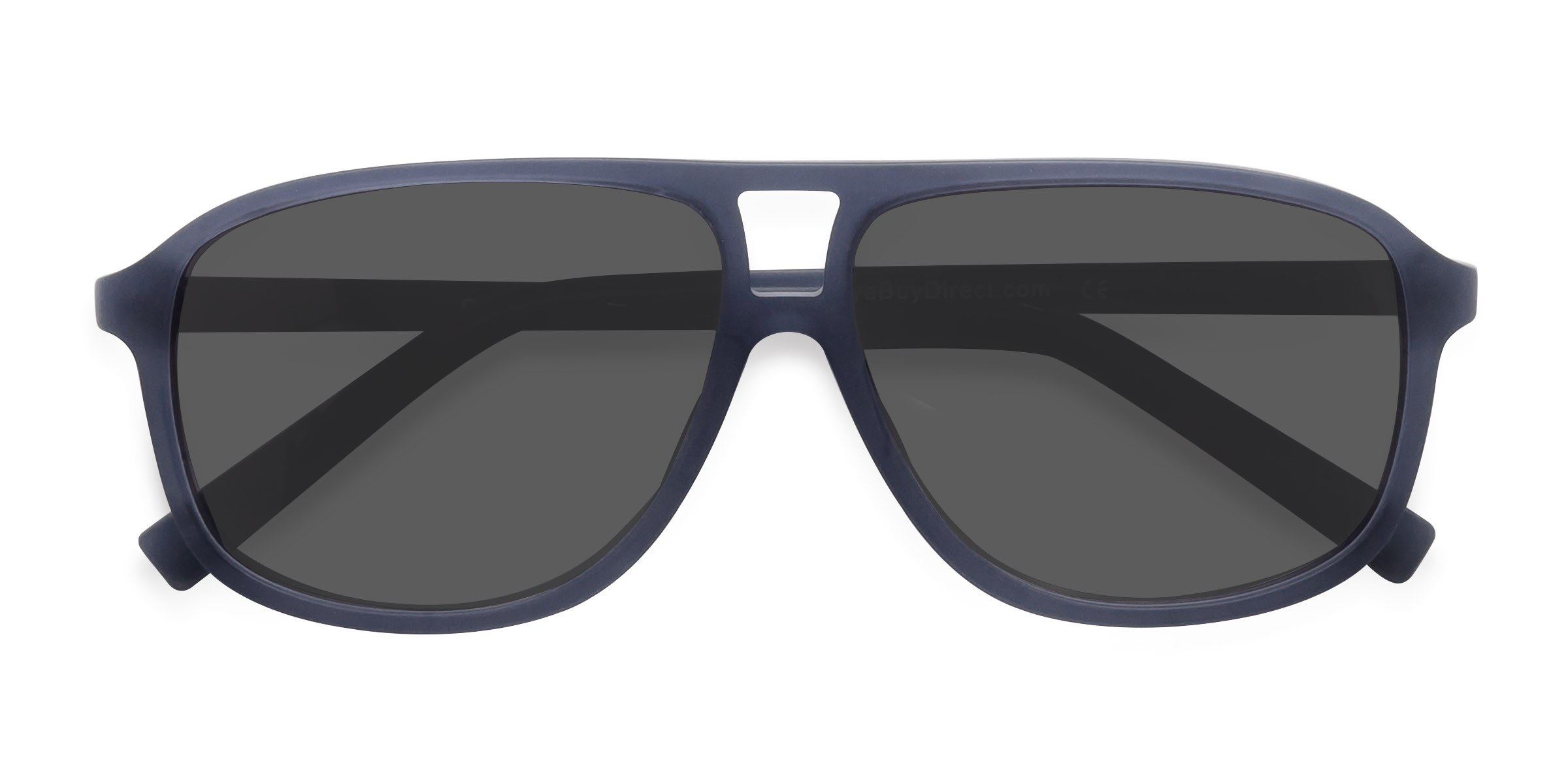 Matte Blue Bart - Acétate Lunettes de soleil