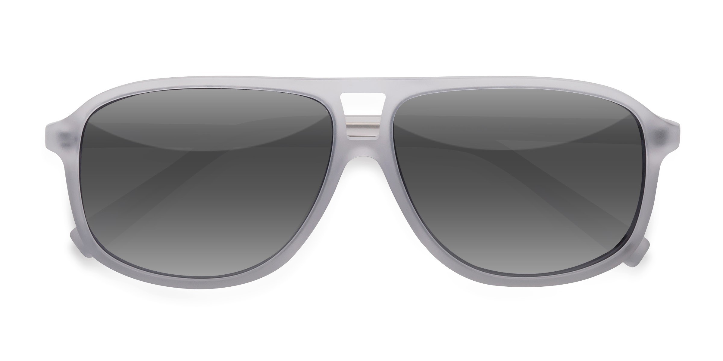 Matte White Bart - Acétate Lunettes de soleil