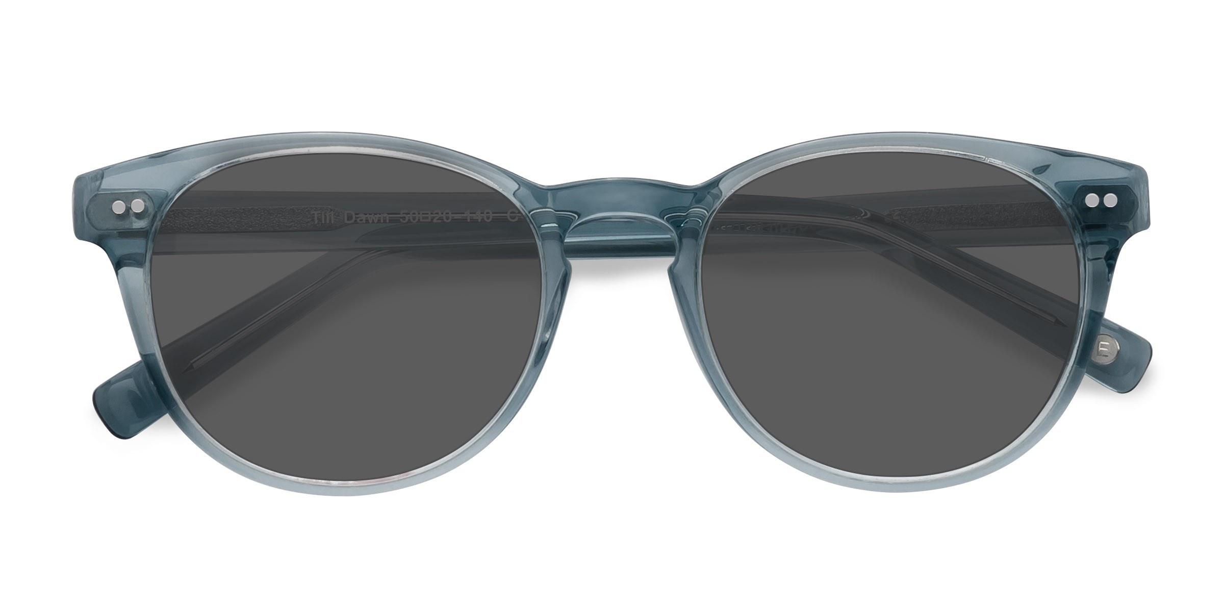 Clear Blue Till Dawn -  Acetate Sunglasses