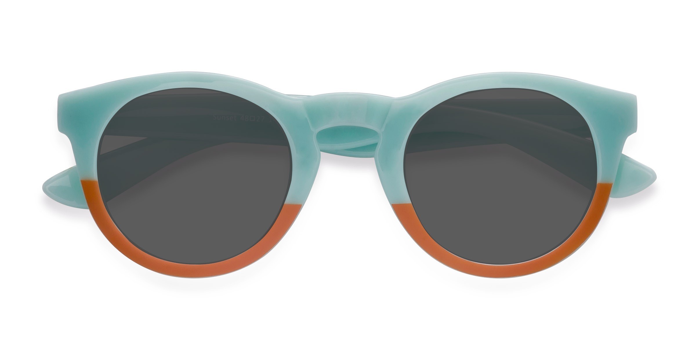 Light Blue Sunset - Plastique Lunettes de soleil