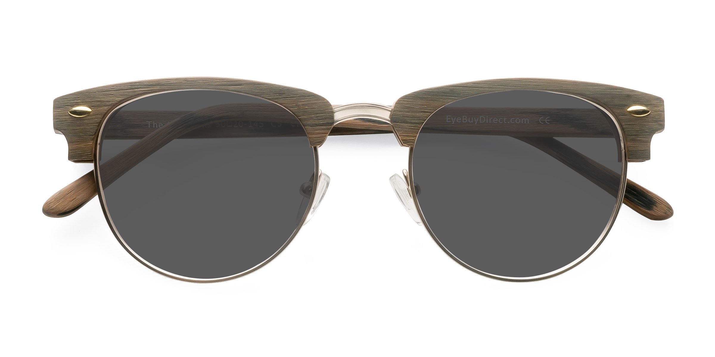 Walnut & Gold The Hamptons -  Acetate-metal Sunglasses