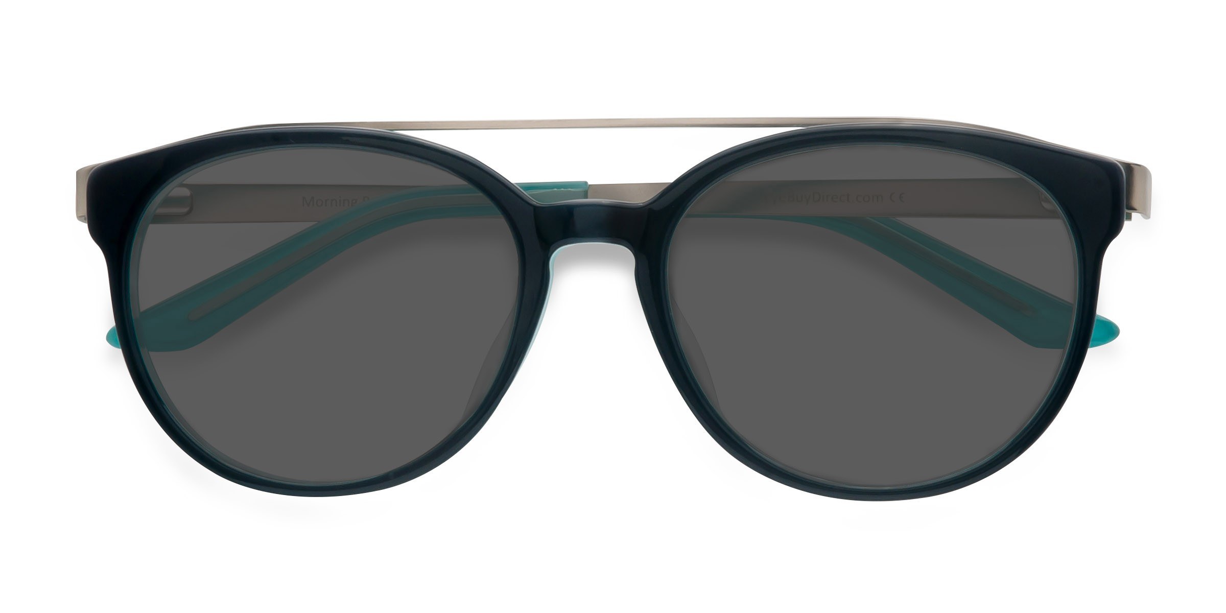 Navy Silver Morning Breeze -  Acetate-metal Lunettes de soleil