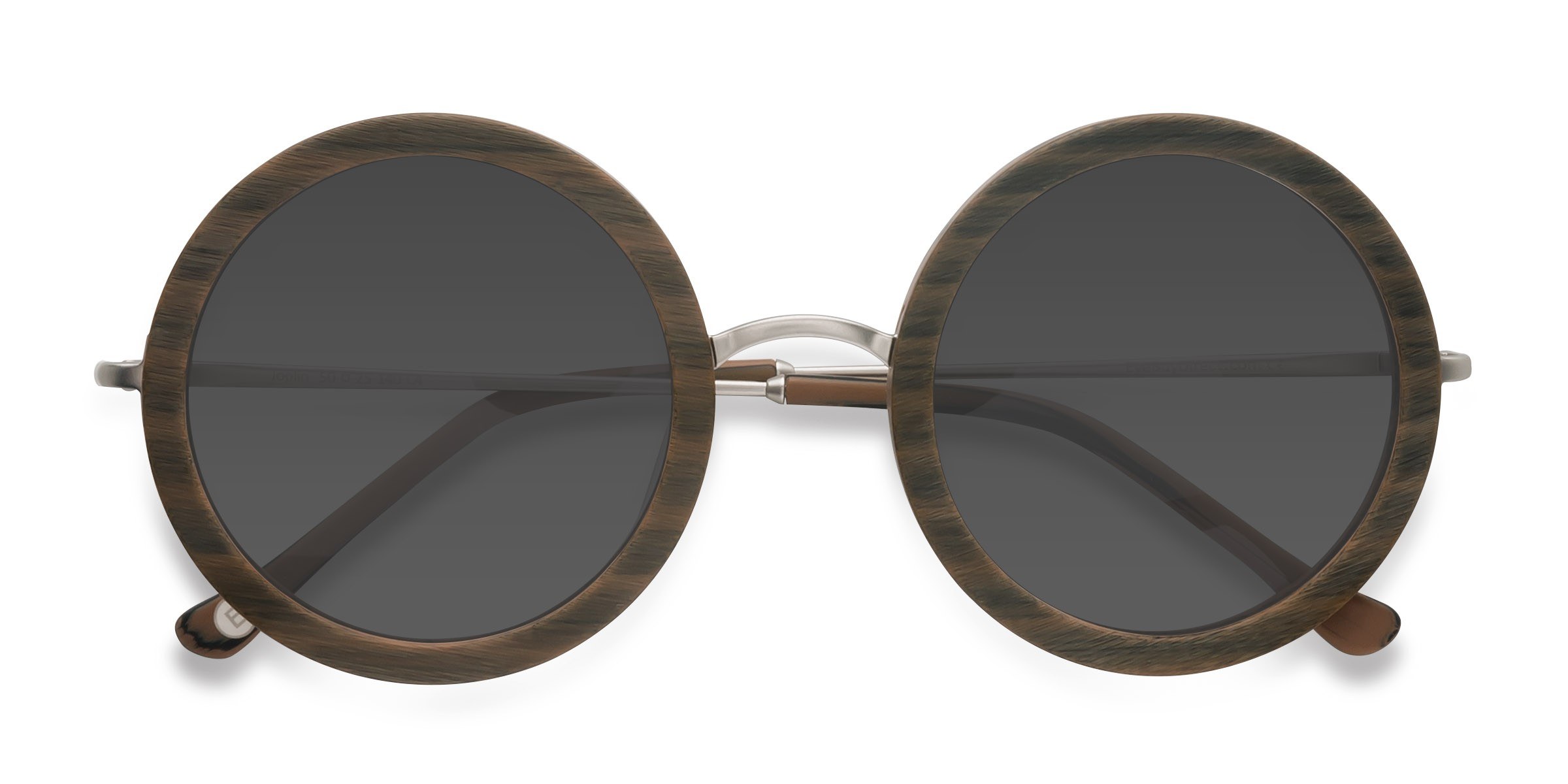 Brown Striped Joplin -  Acétate Lunettes de soleil