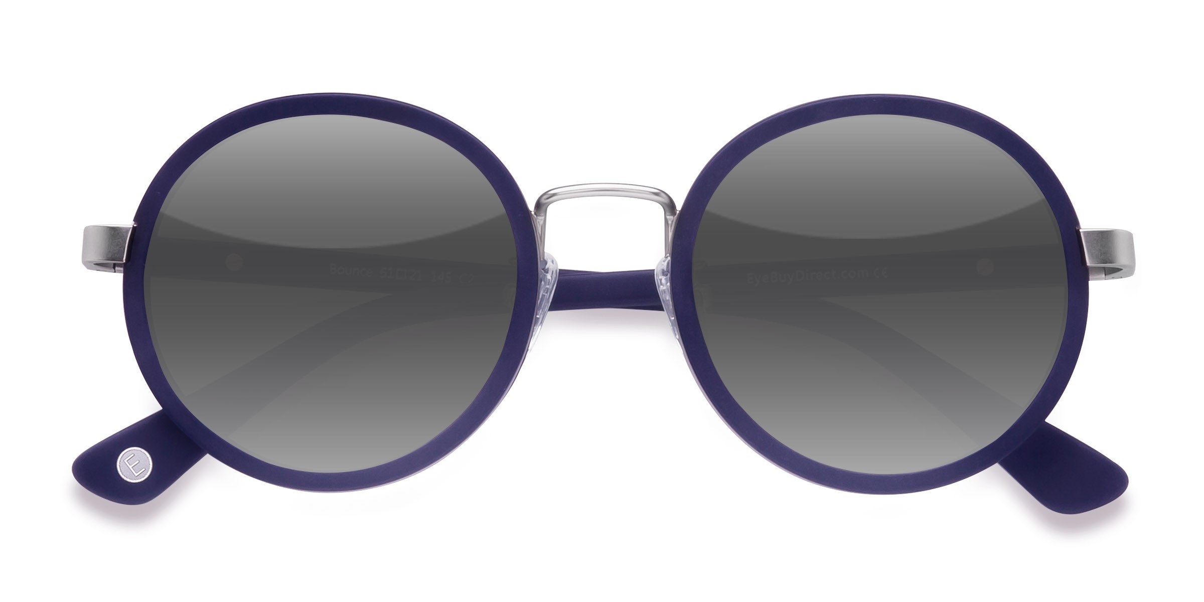 Matte Navy Bounce - Métal Lunettes de soleil