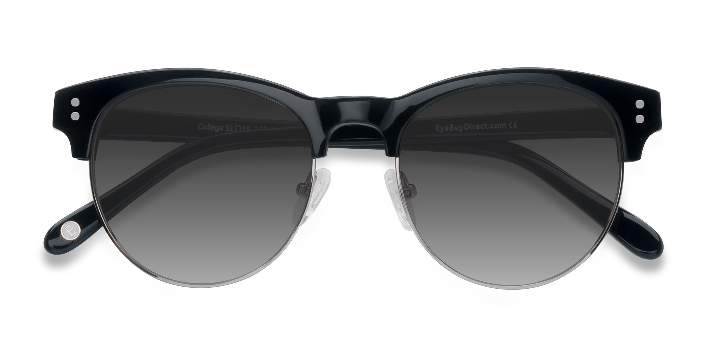 Noir College -  Métal Lunettes de soleil