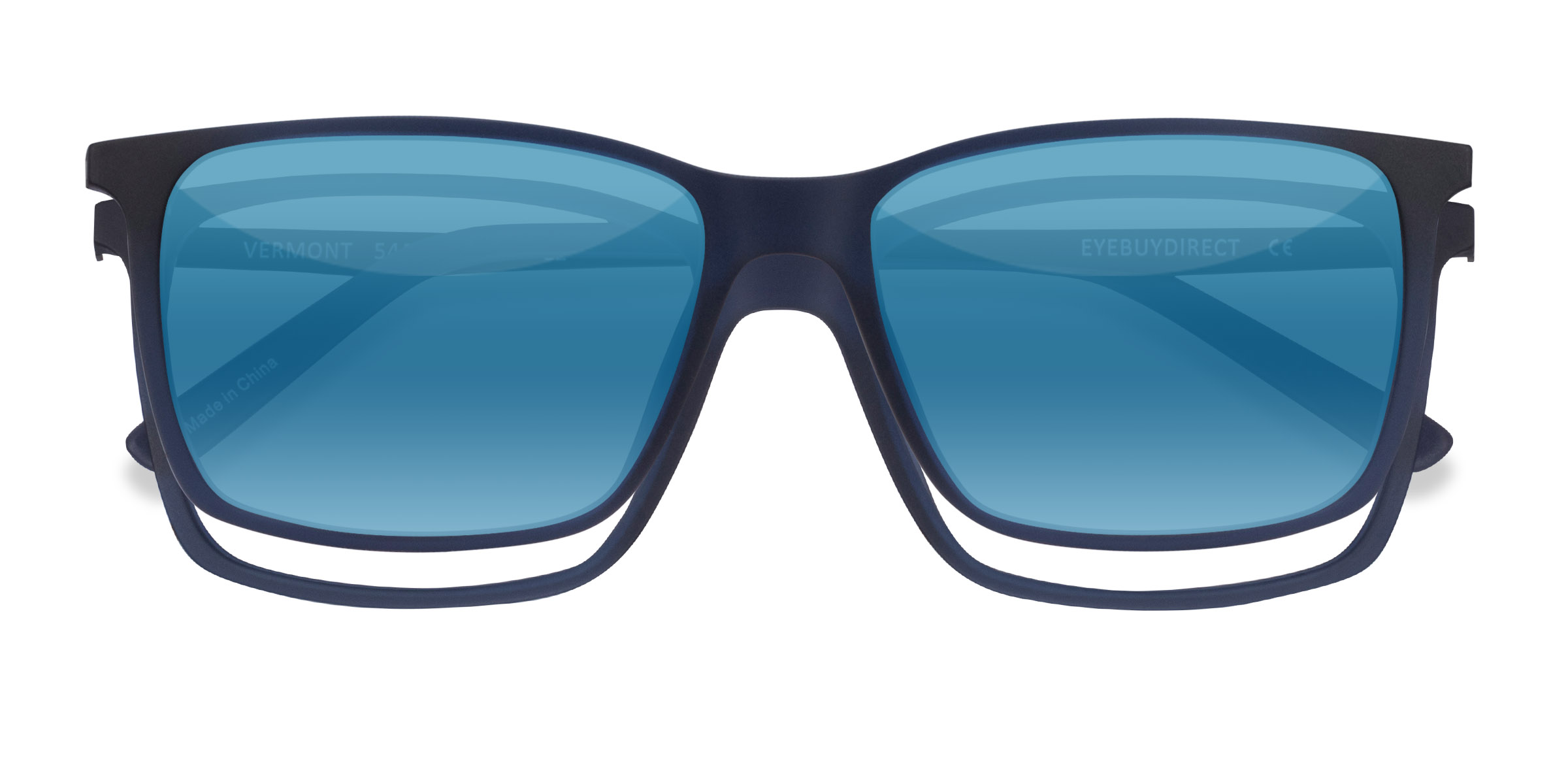 Bleu marine  Vermont Clip-On -  Métal Lunettes de vue