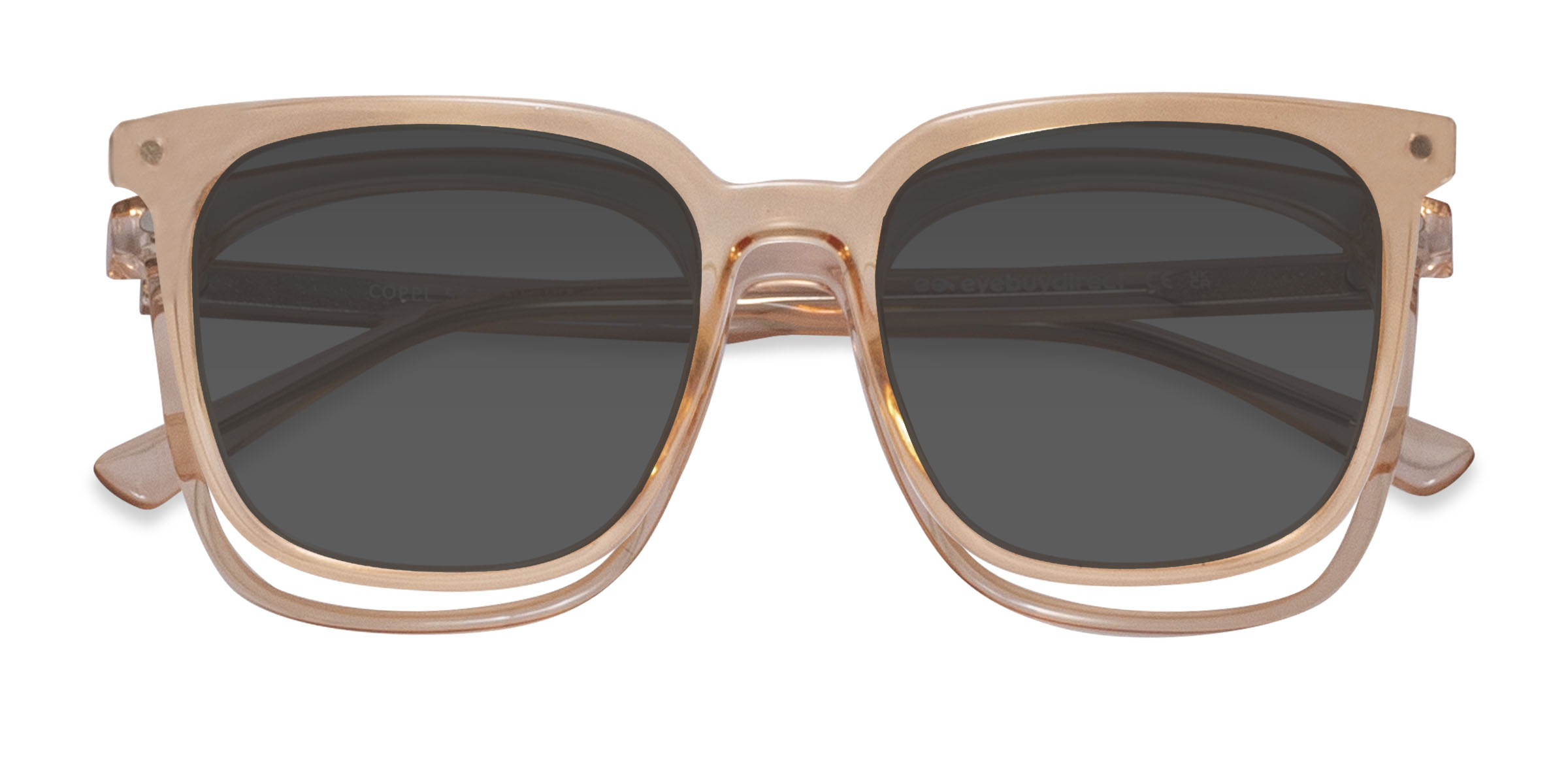Rose Coppi Clip-On -  Plastique Lunettes de vue